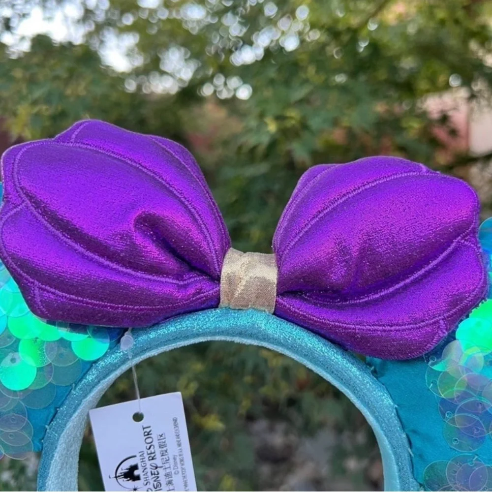 Disney Purple and Blue Sequin Minnie Ears